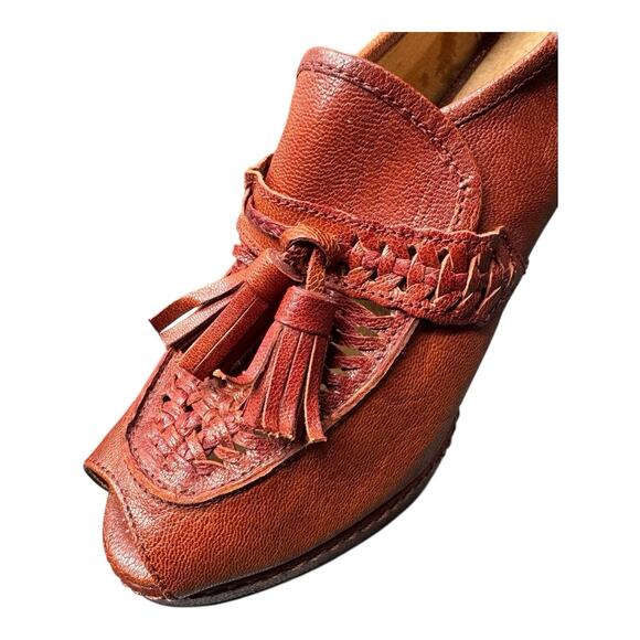 Schuler & Sons FANFARE Platform Heel Women's US 10 B Tassel Anthropologie EUC - Picture 13 of 15